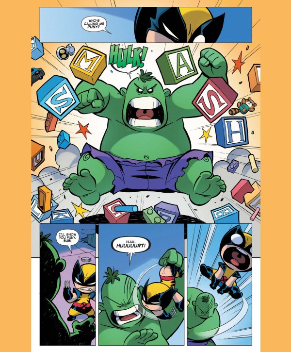 baby wolverine vs baby hulk