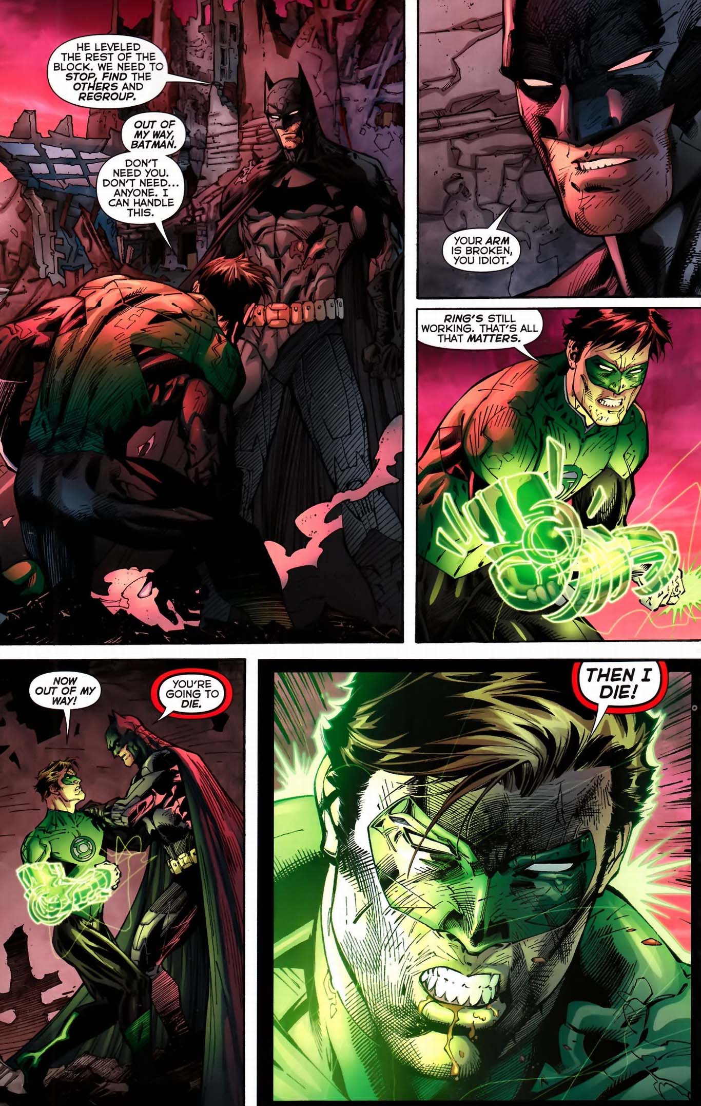 green lantern doesnt know who bruce wayne is