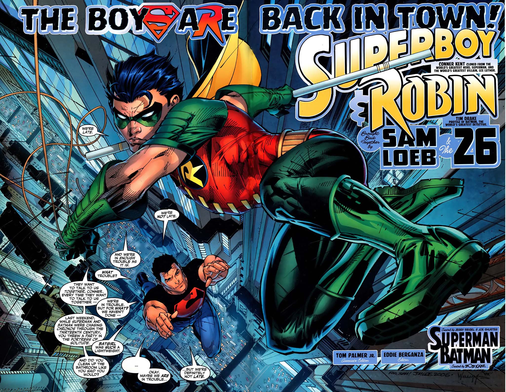 robin and superboy in trouble