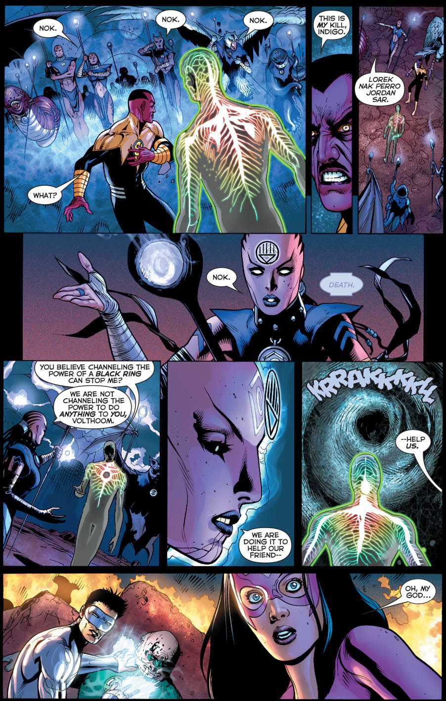 Hal Jordan As A Black Lantern 