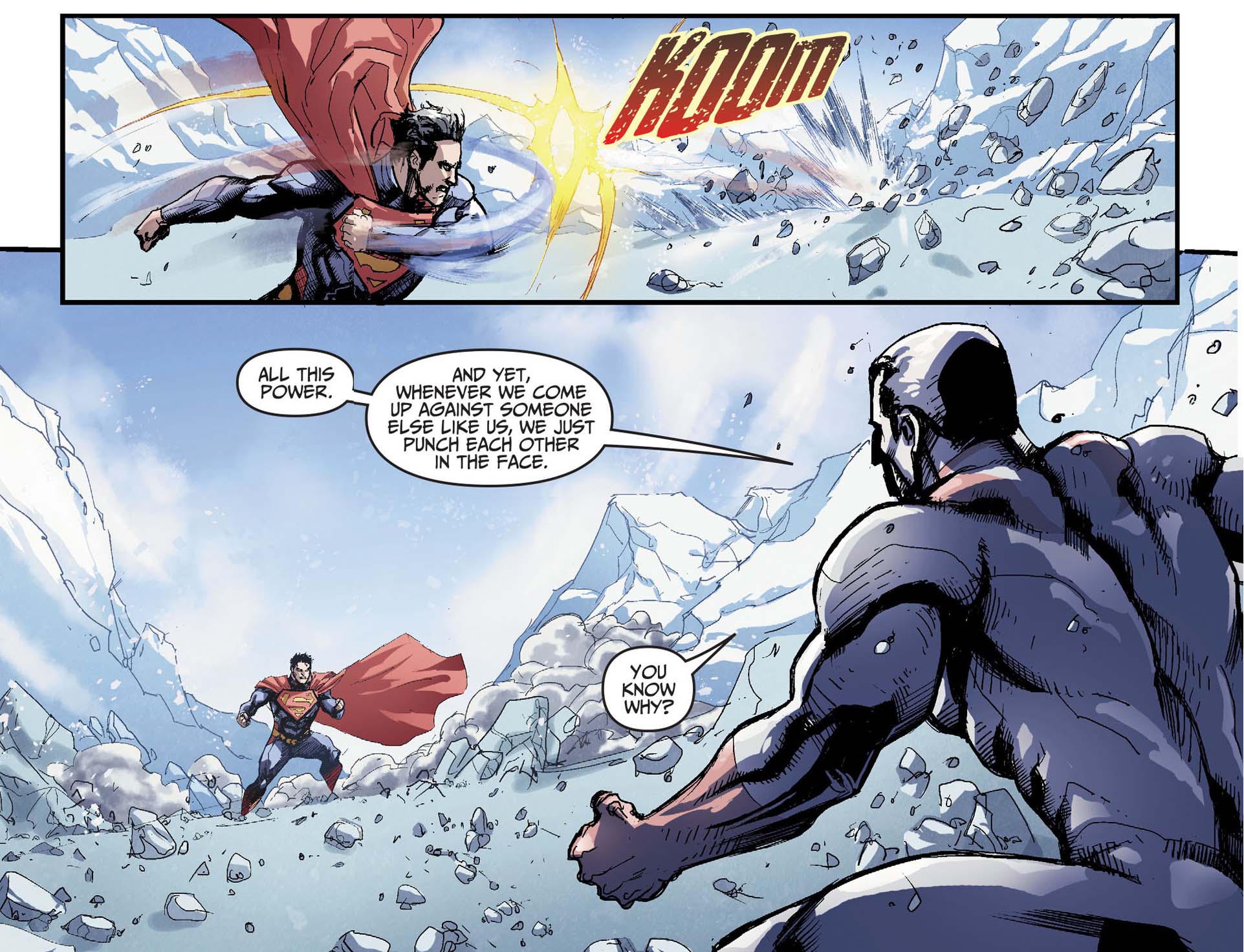 Captain Atom VS Superman (Injustice Gods Among Us) .