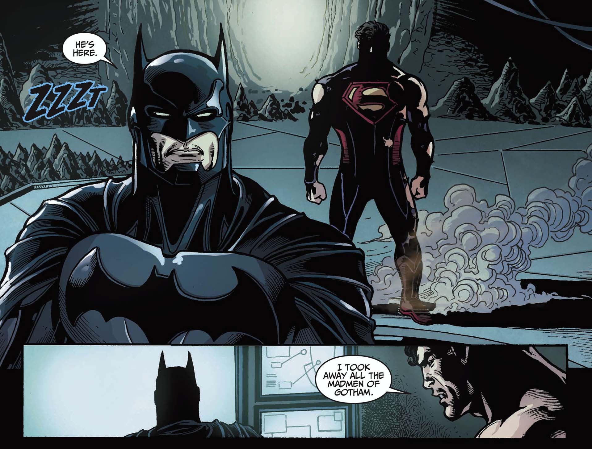 superman thinks batman is crazy