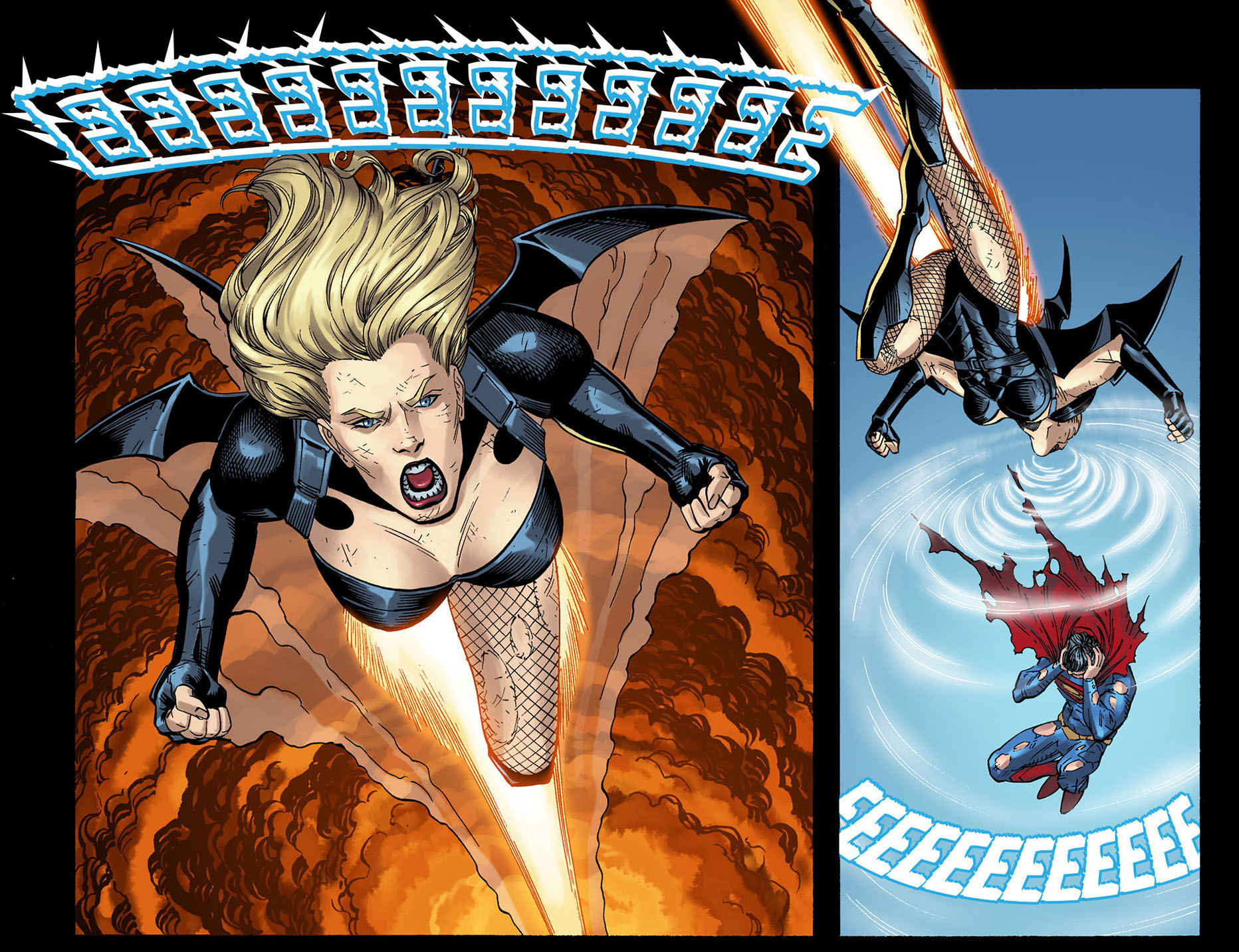 black canary on the batwing 5