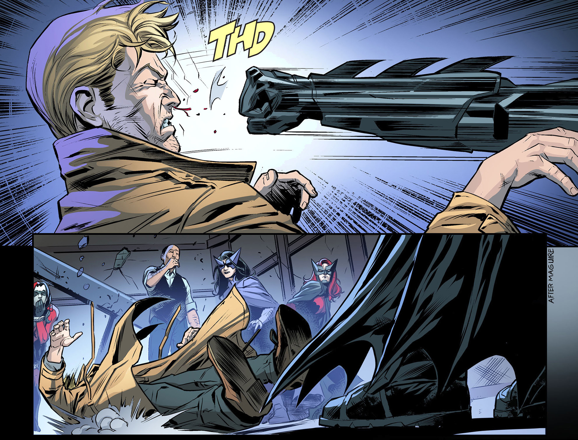 batman takes out constantine with one punch 4