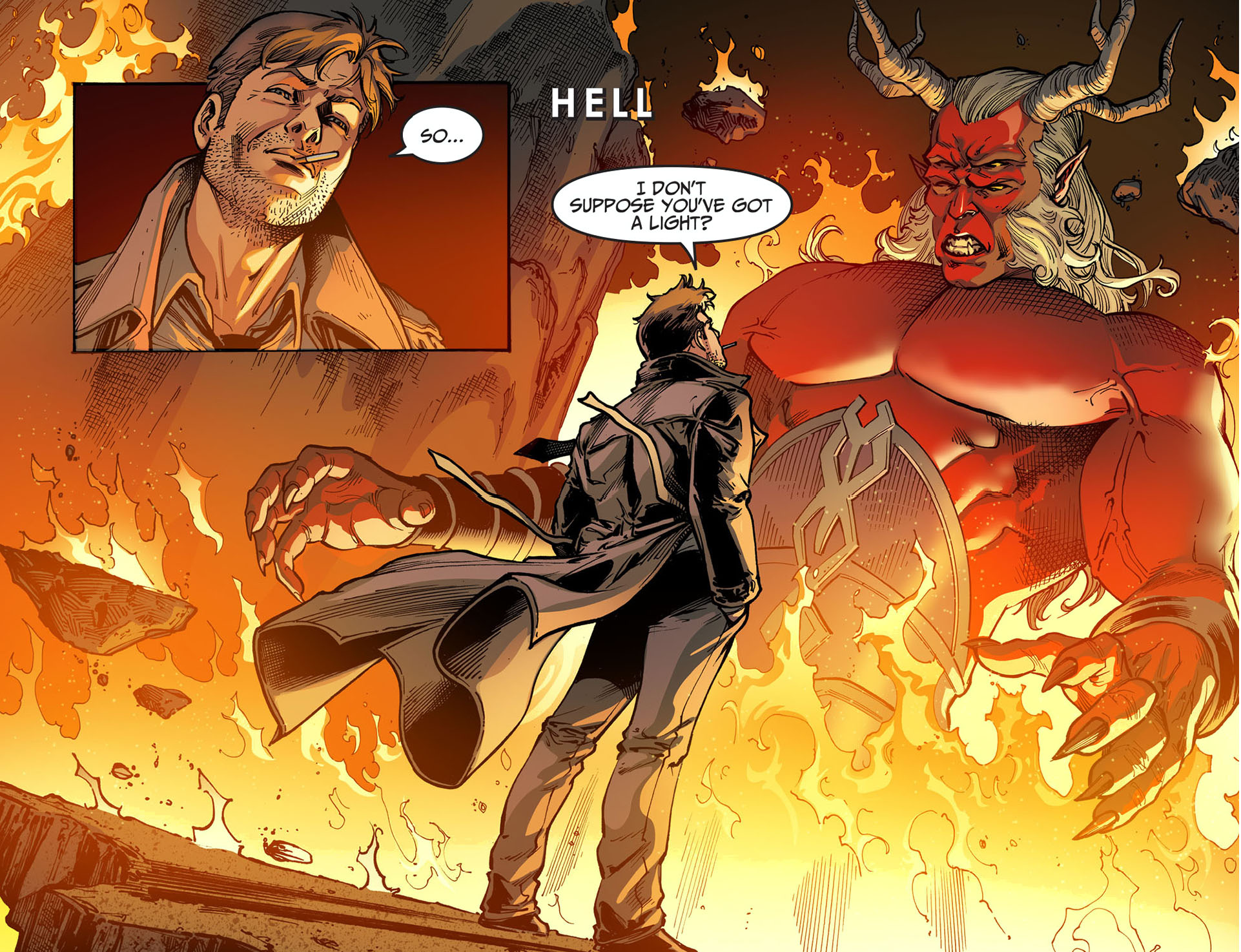 Trigon Owns Part Of Constantine’s Soul (Injustice Gods Among Us) Comicnewbies
