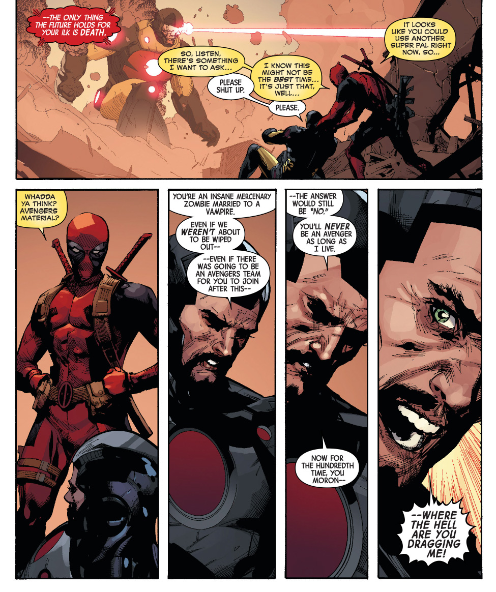 iron man on deadpool joining the avengers