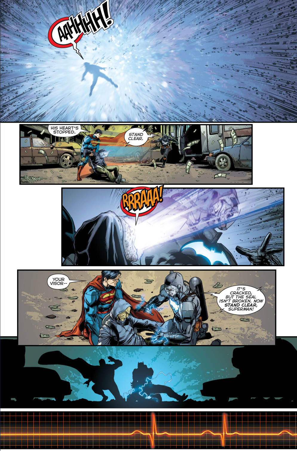 Superman And Batman VS Amazo Virus Infected Civilians Comicnewbies