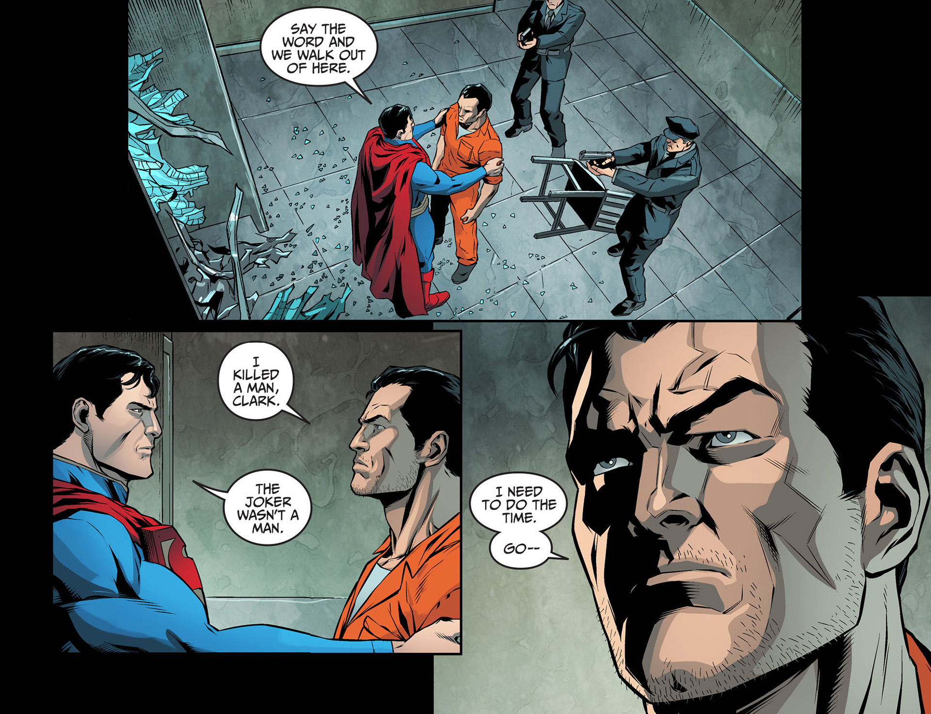 Superman Visits Batman In Jail – Comicnewbies