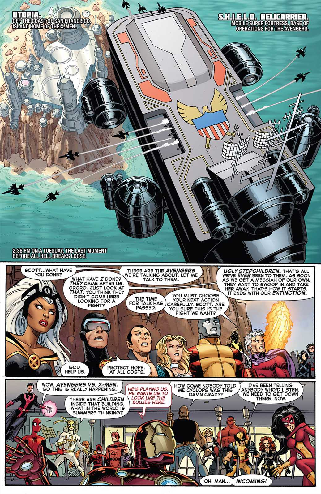 colossus crashes a helicarrier