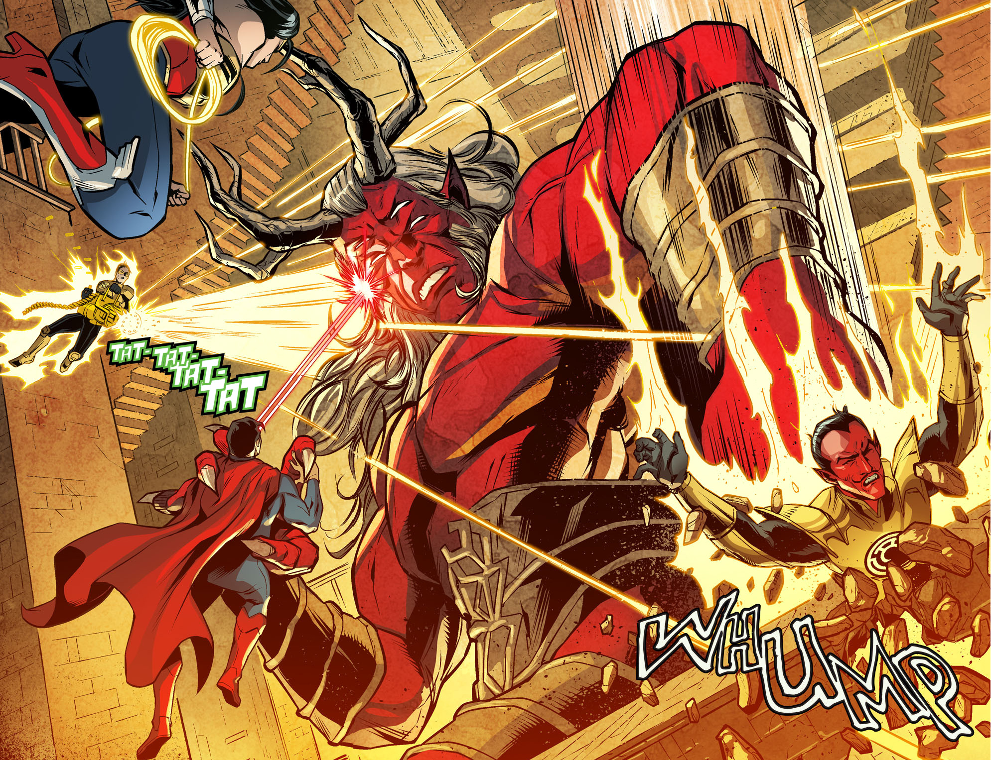trigon attacks superman's team