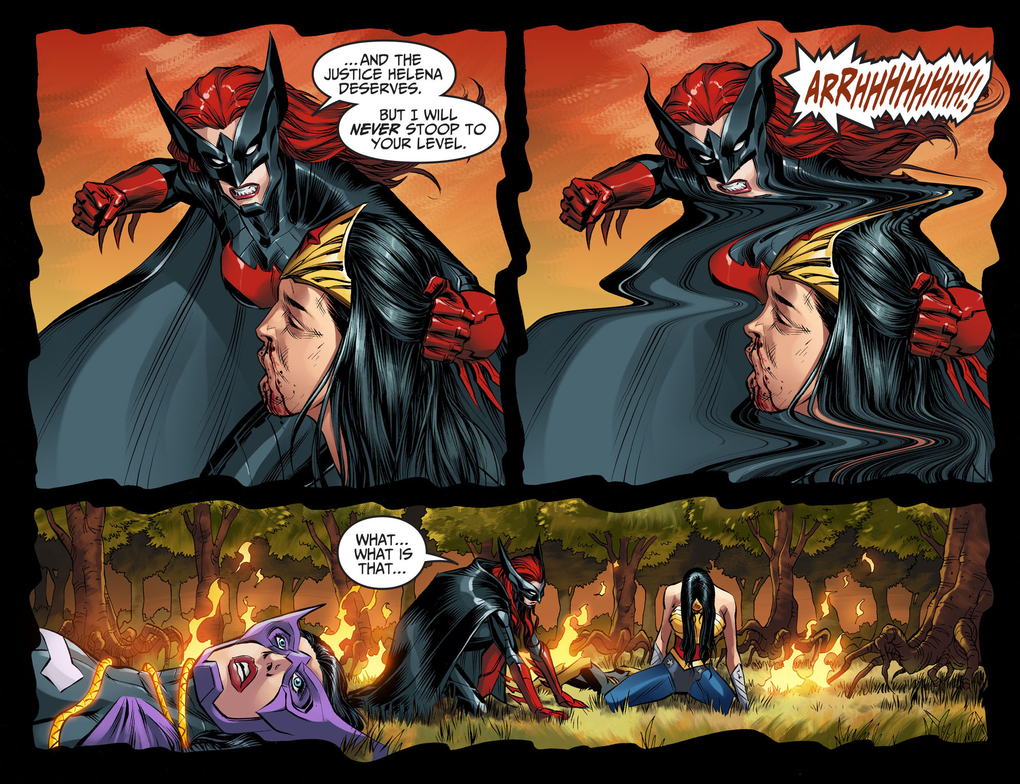 batwoman vs wonder woman (injustice gods among us)