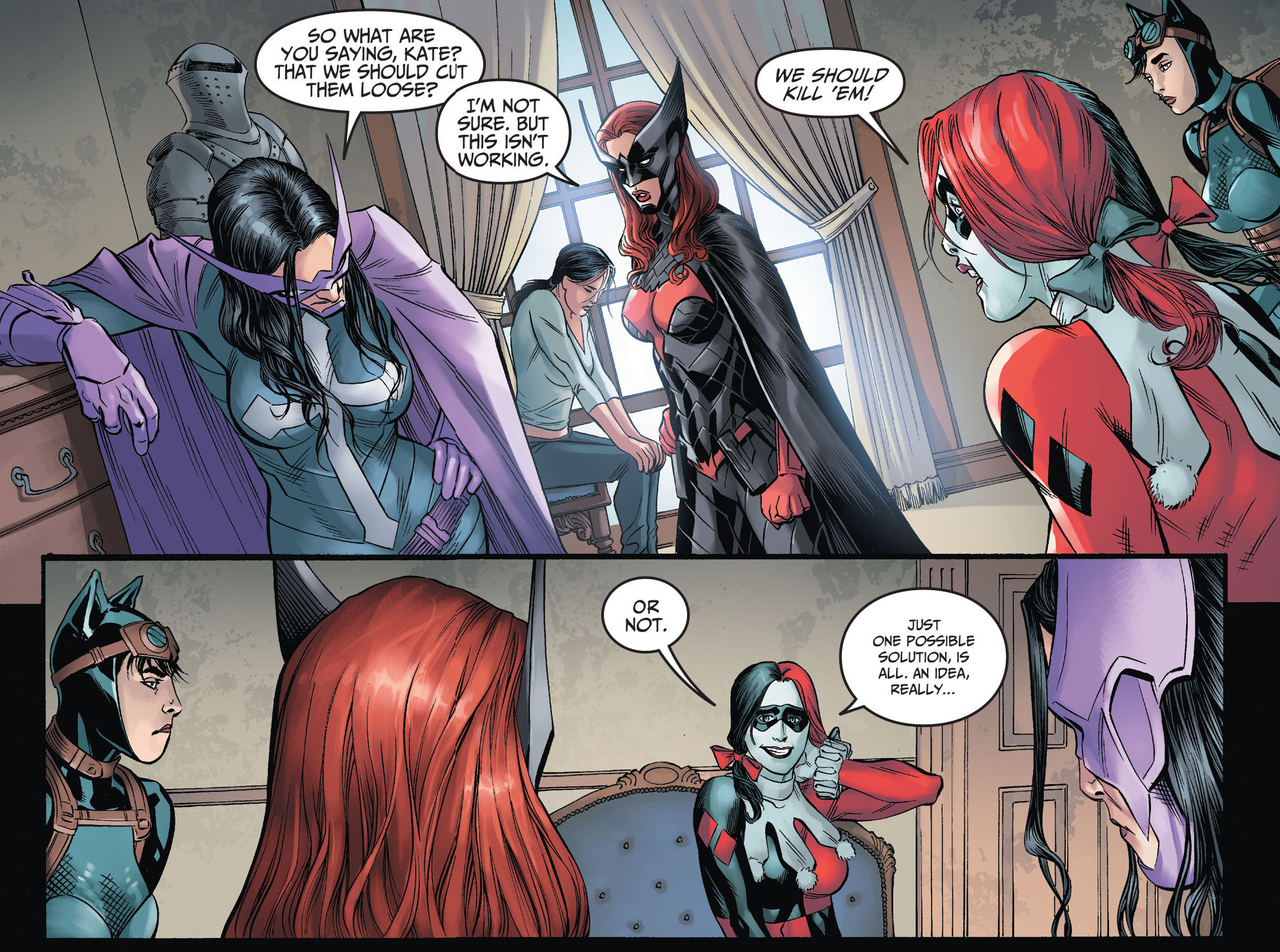 how harley quinn deals with prisoners 