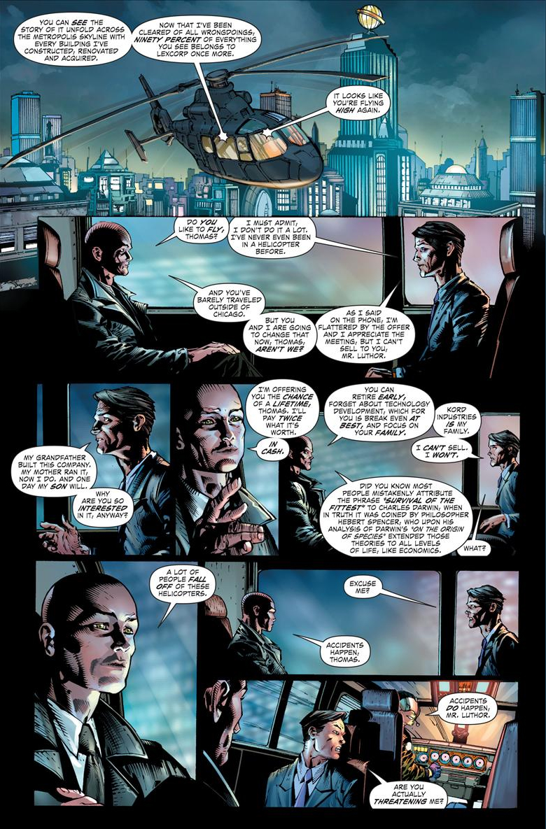 how lex luthor negotiated with thomas kord