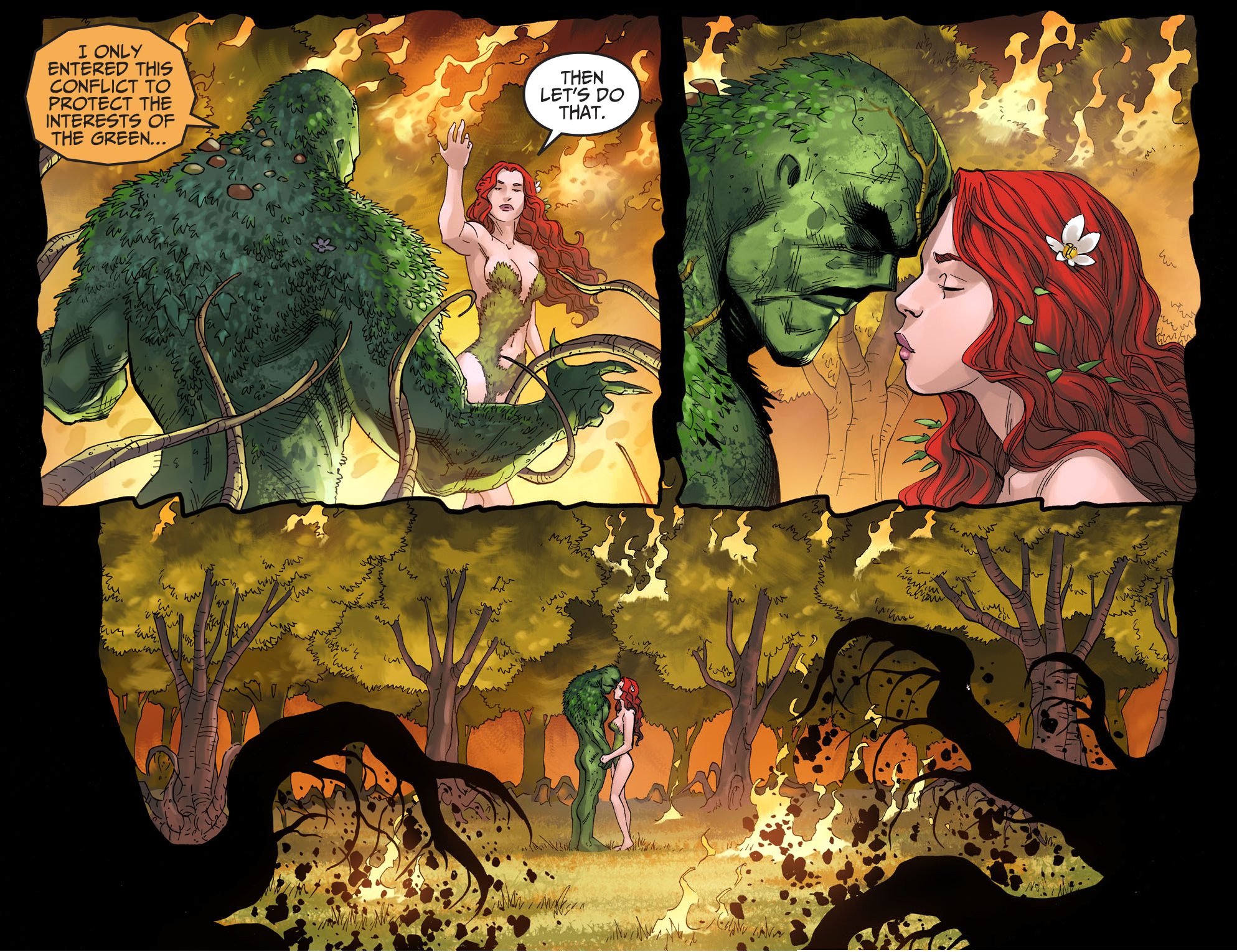 swamp thing vs poison ivy