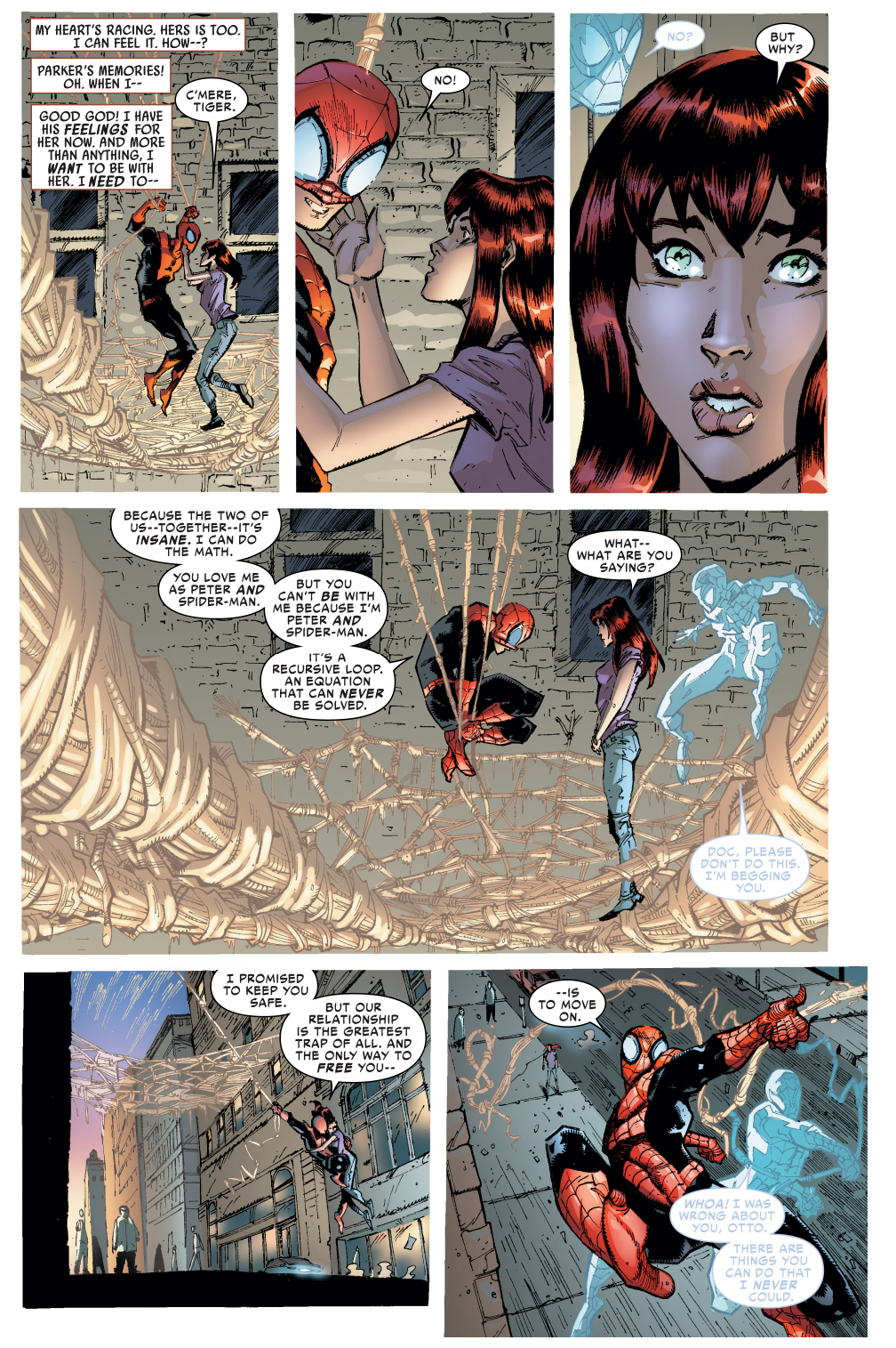 superior spider-man breaks up with mary jane