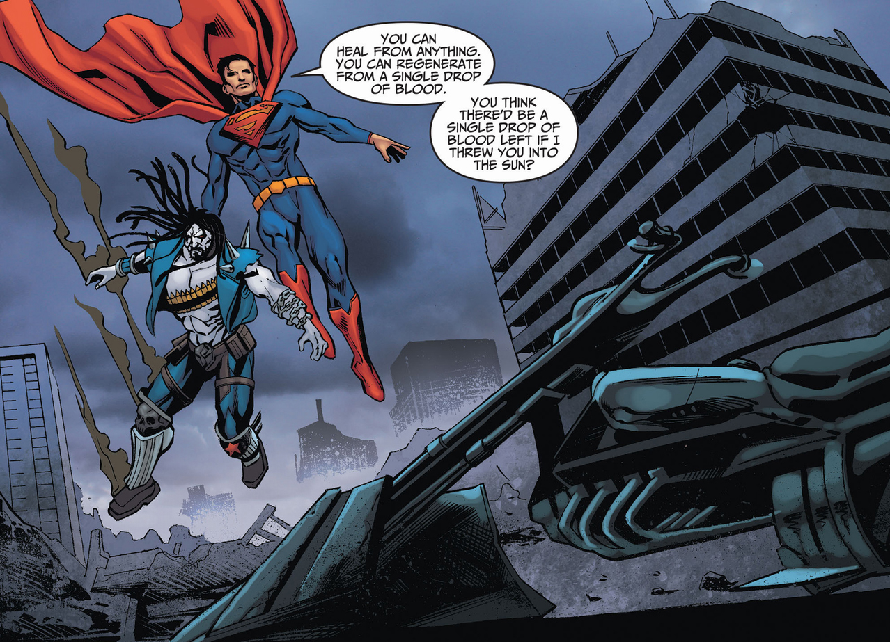 superman vs lobo (injustice gods among us)