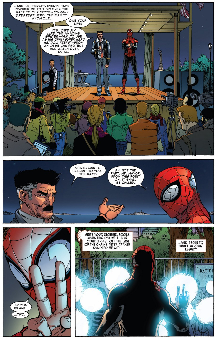superior spider-man blackmails jonah jameson