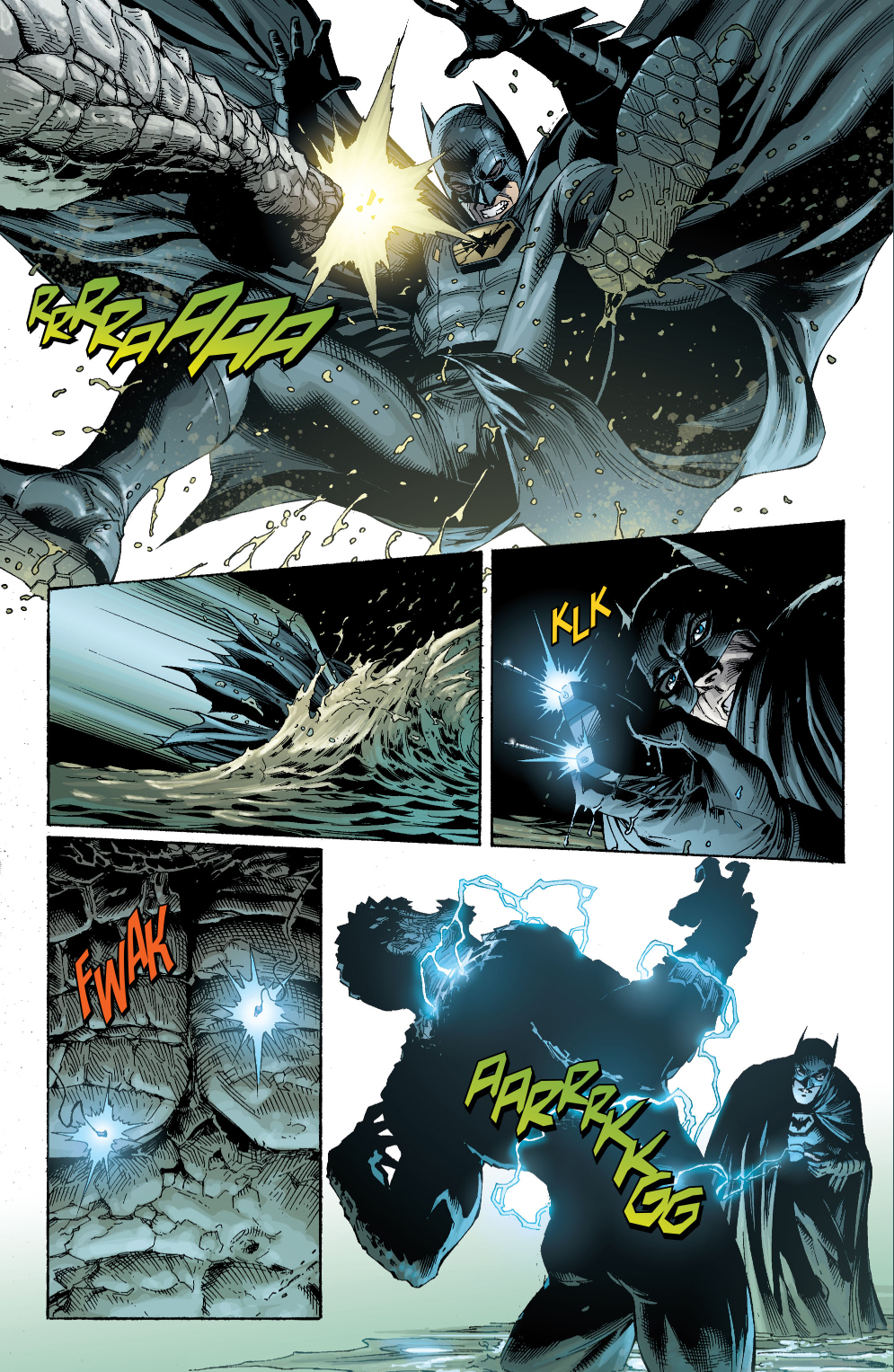 batman vs killer croc (earth one)