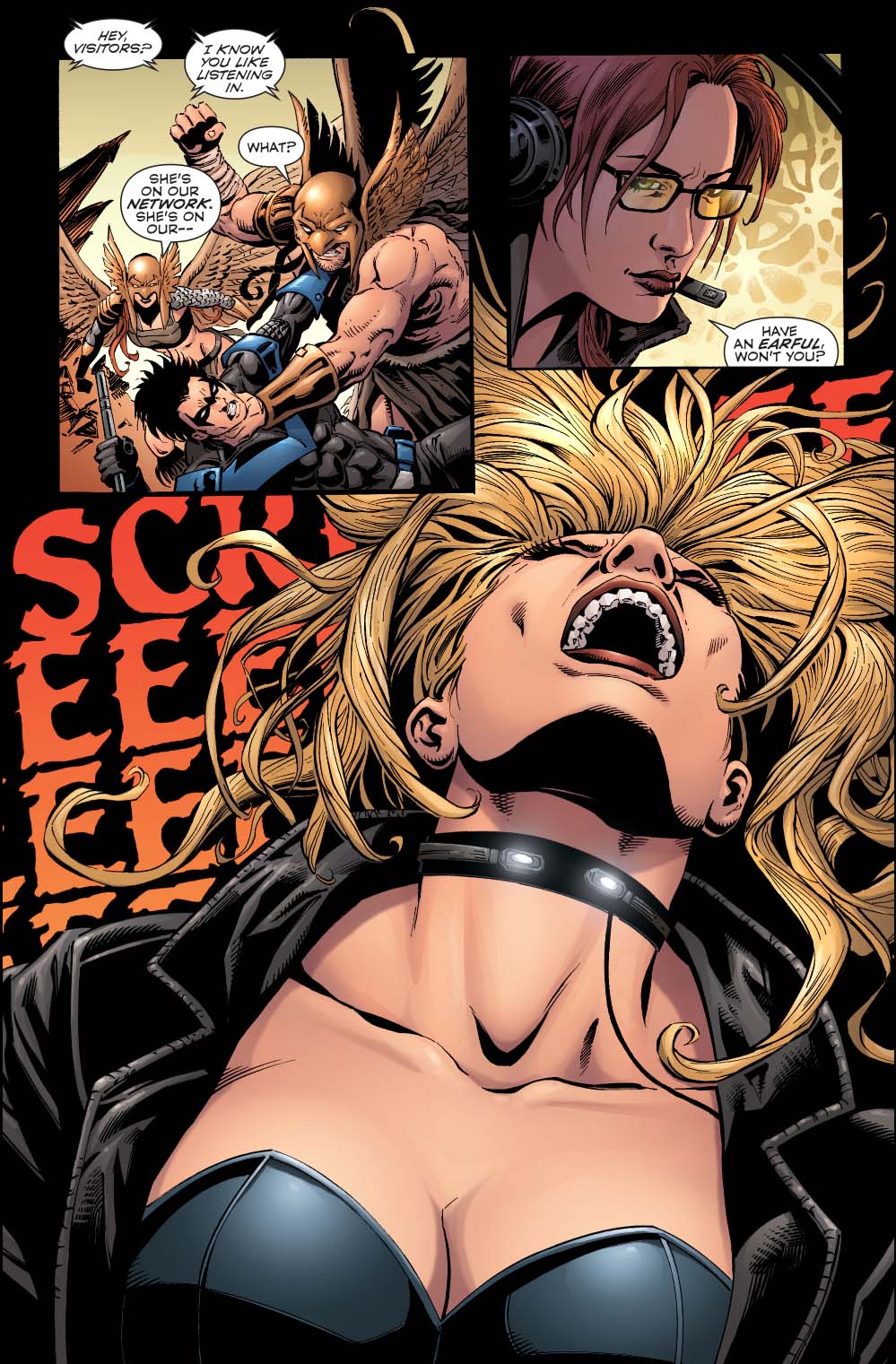 how black canary took out hawkgirl and hawkman (convergence)