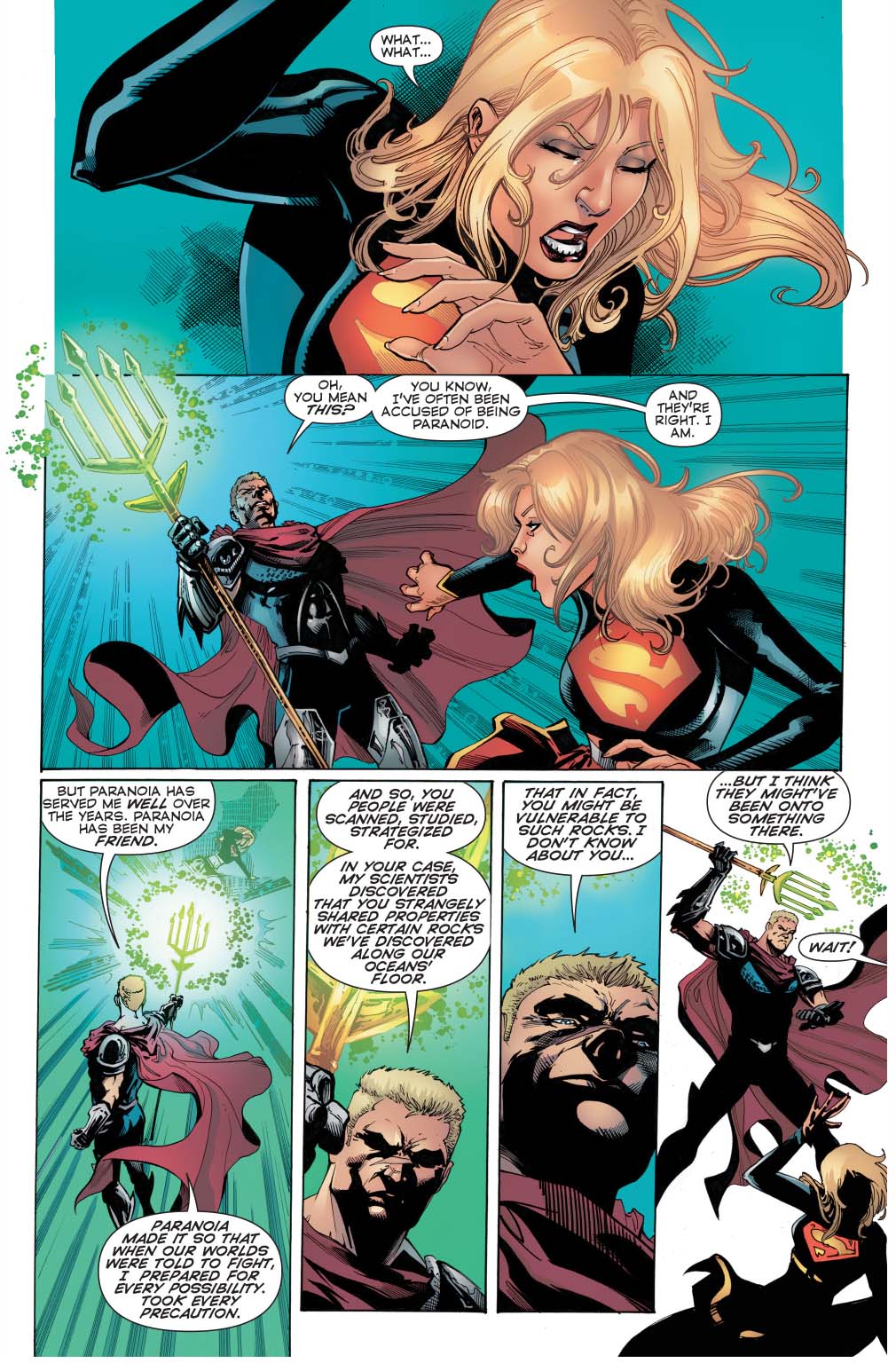 supergirl vs aquaman (convergence)