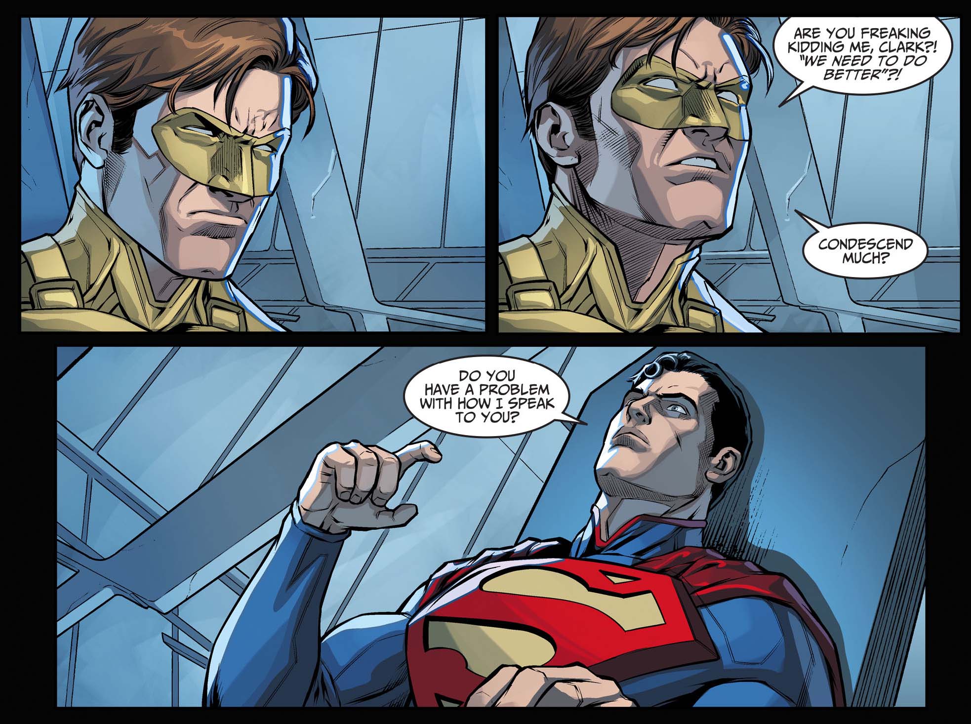 superman starts acting like a ruler