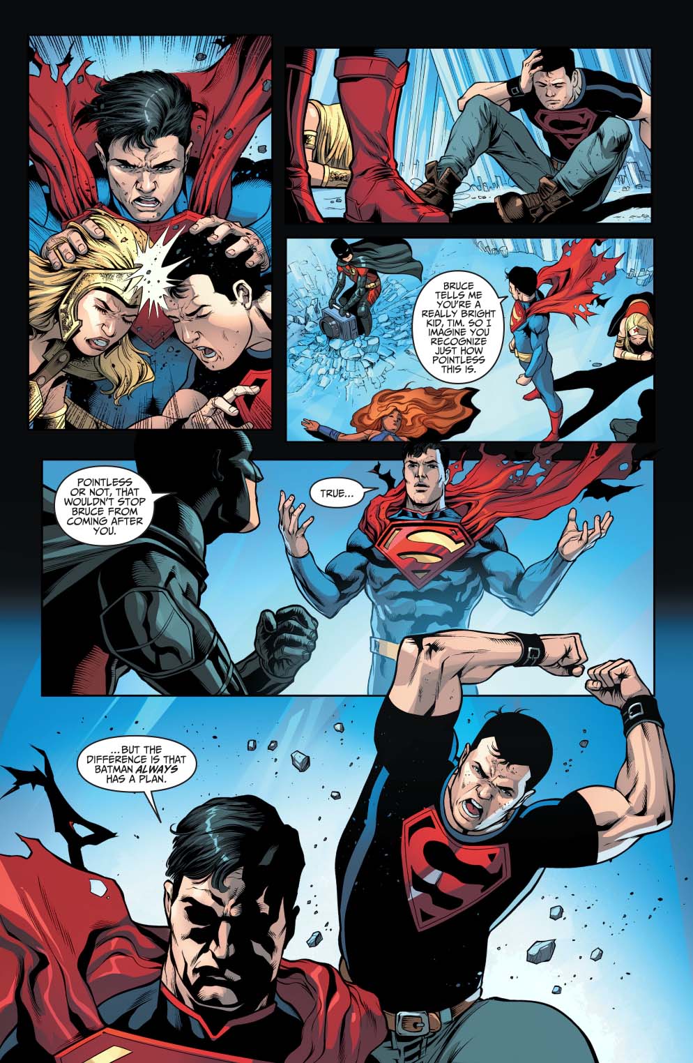 superman vs the teen titans (injustice gods among us)