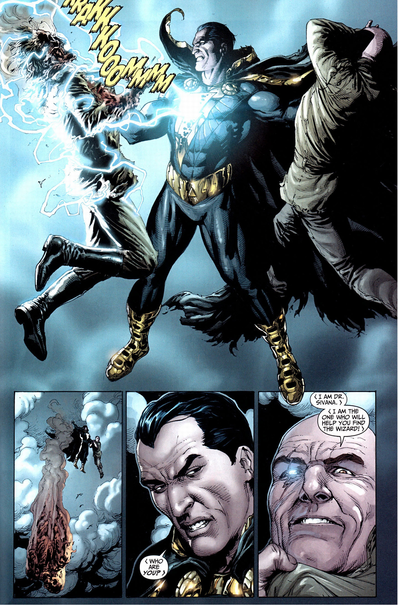 doctor sivana's first meeting with black adam