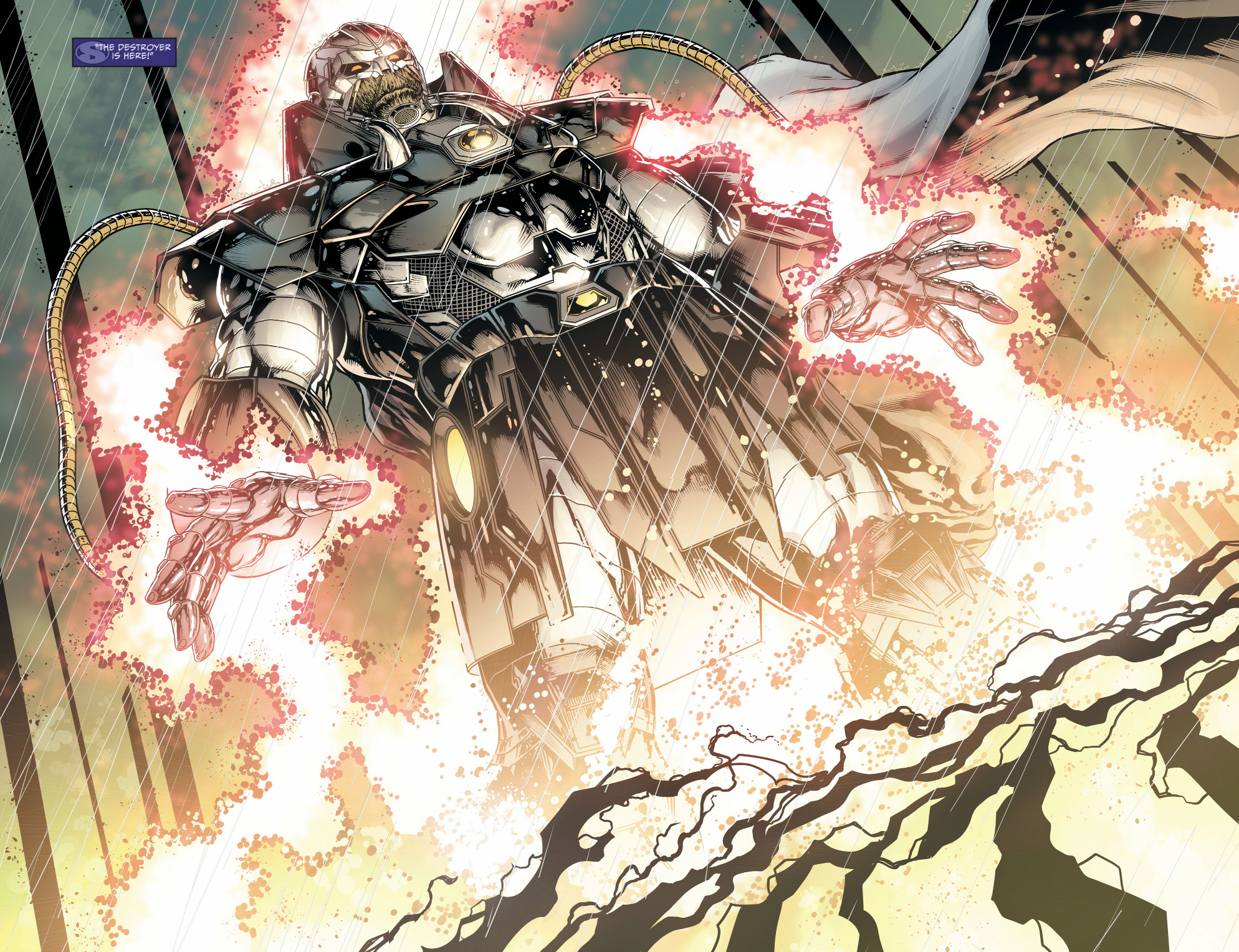grail summons the anti-monitor to prime earth