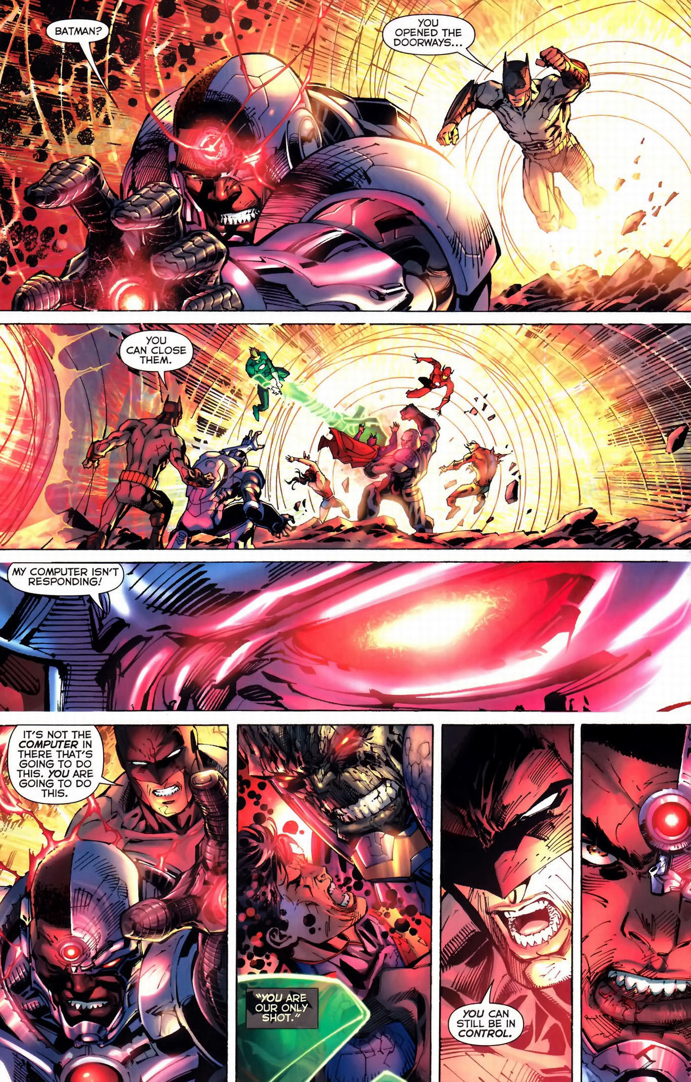 how the justice league defeated darkseid