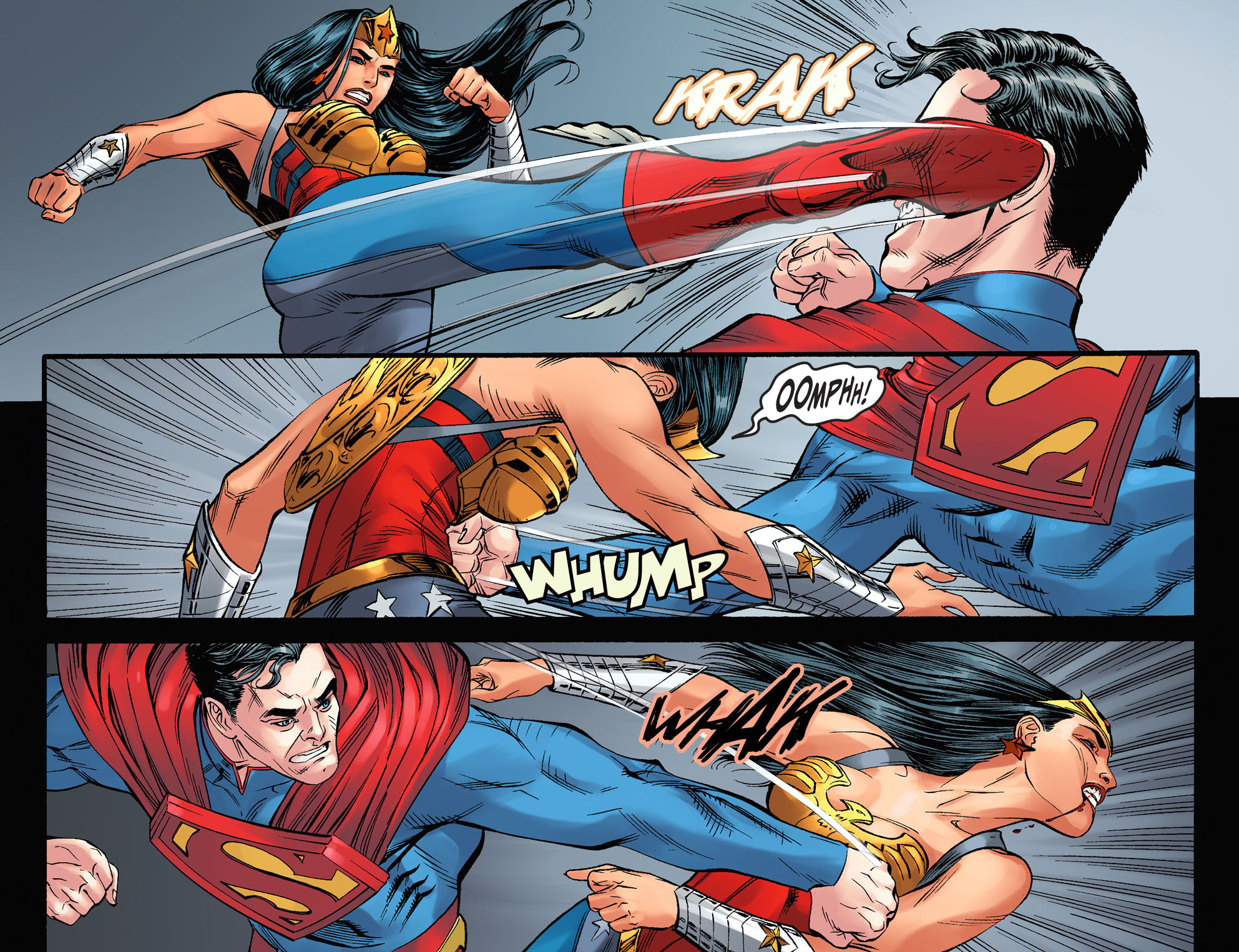 superman vs wonder woman (injustice gods among us)