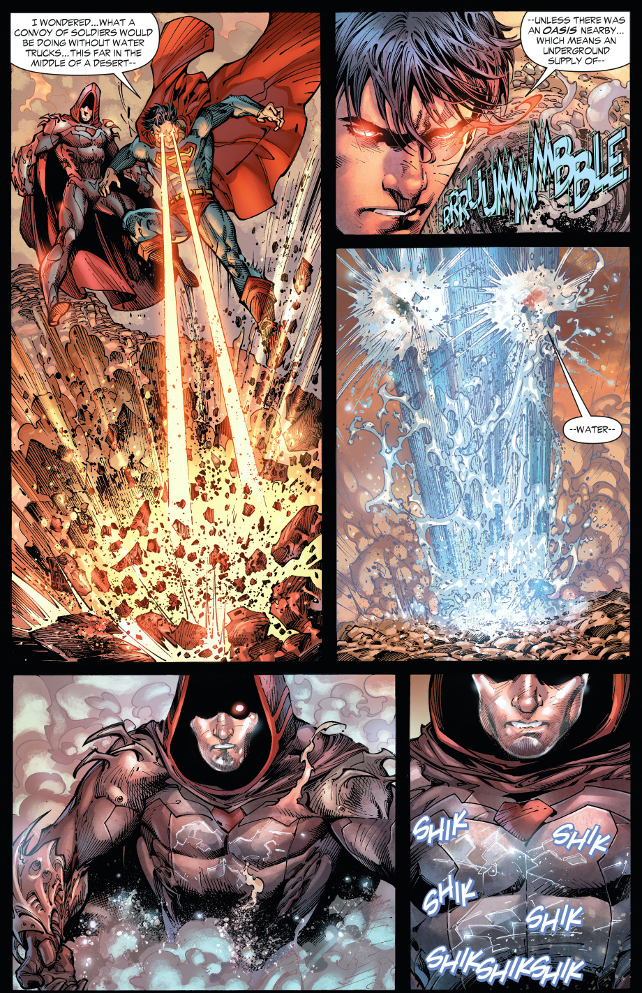 zod ambushes superman with kryptonite
