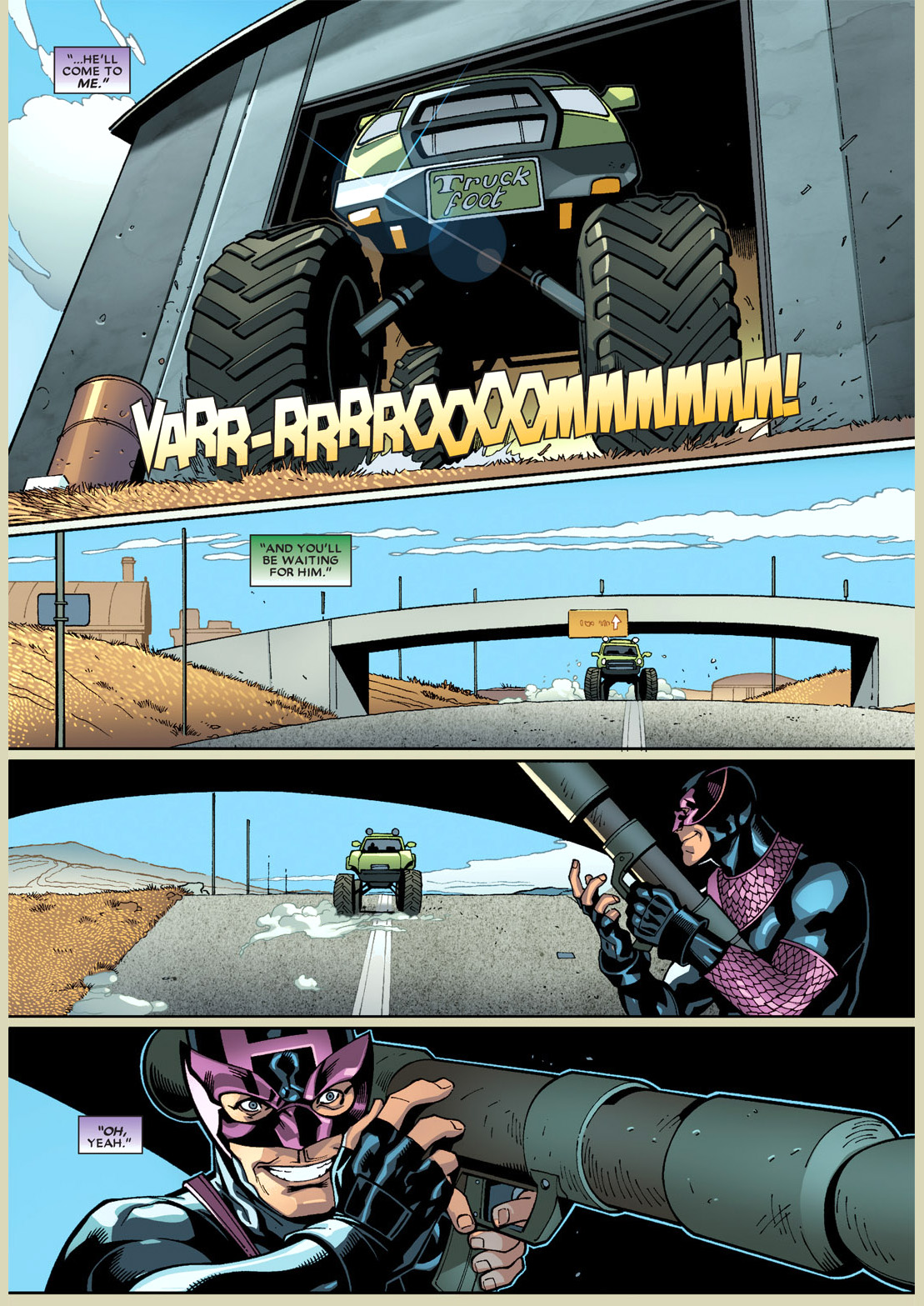 dark avenger hawkeye knows how deadpool thinks