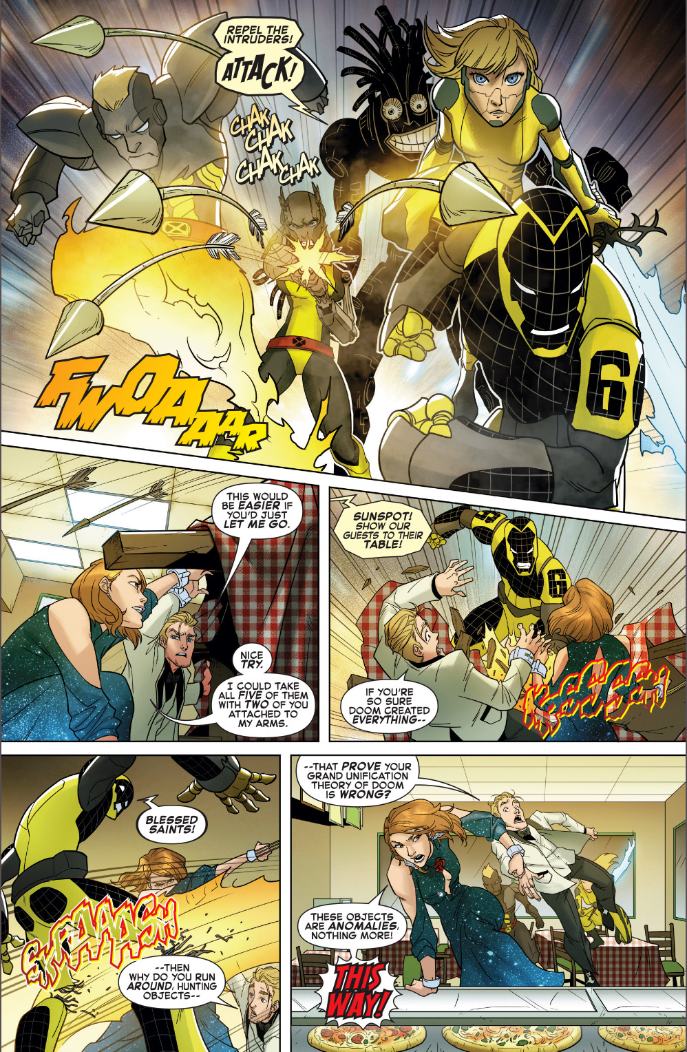 star-lord and kitty pryde vs the new mutdroids