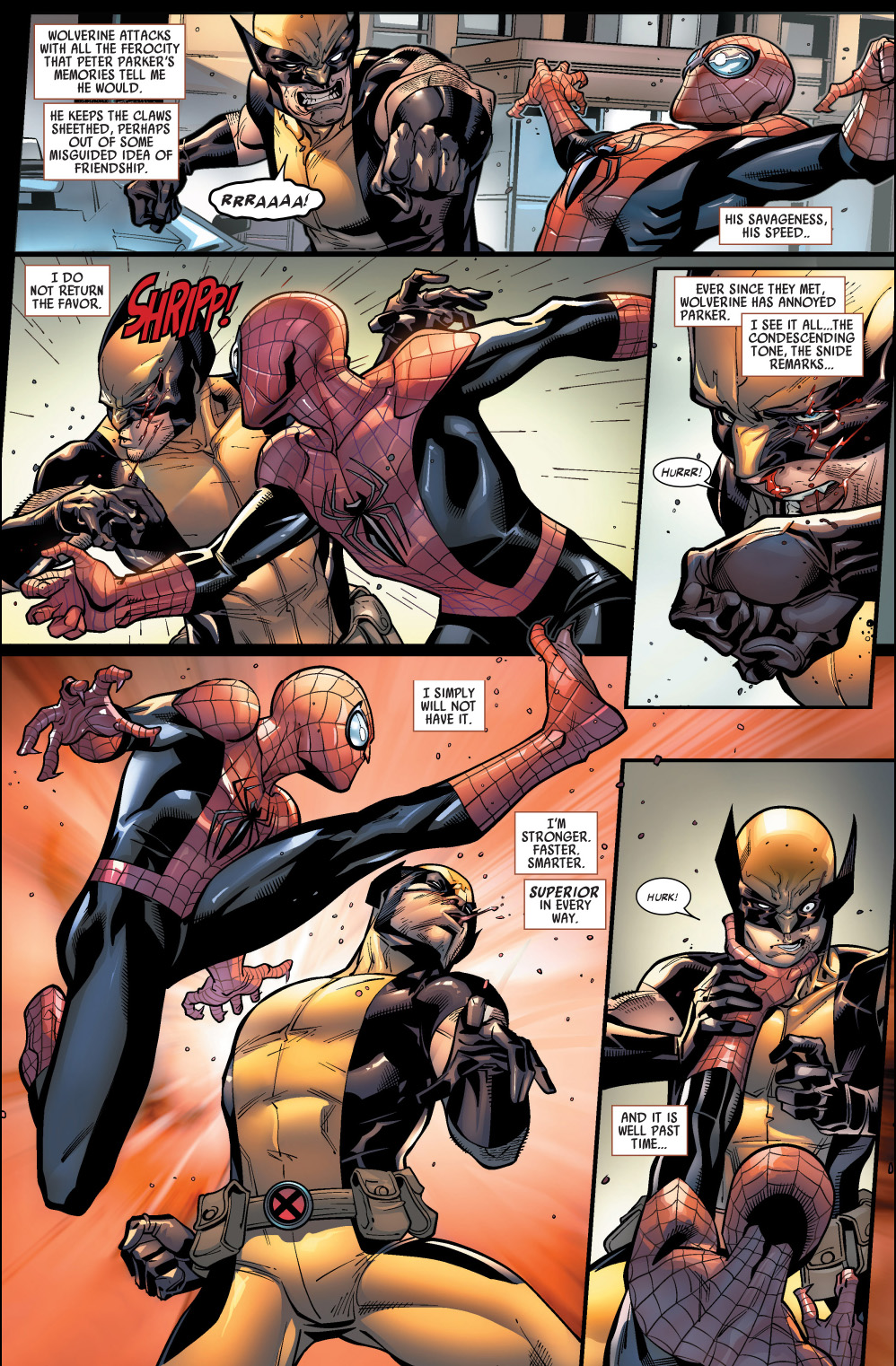 superior spider-man vs wolverine.