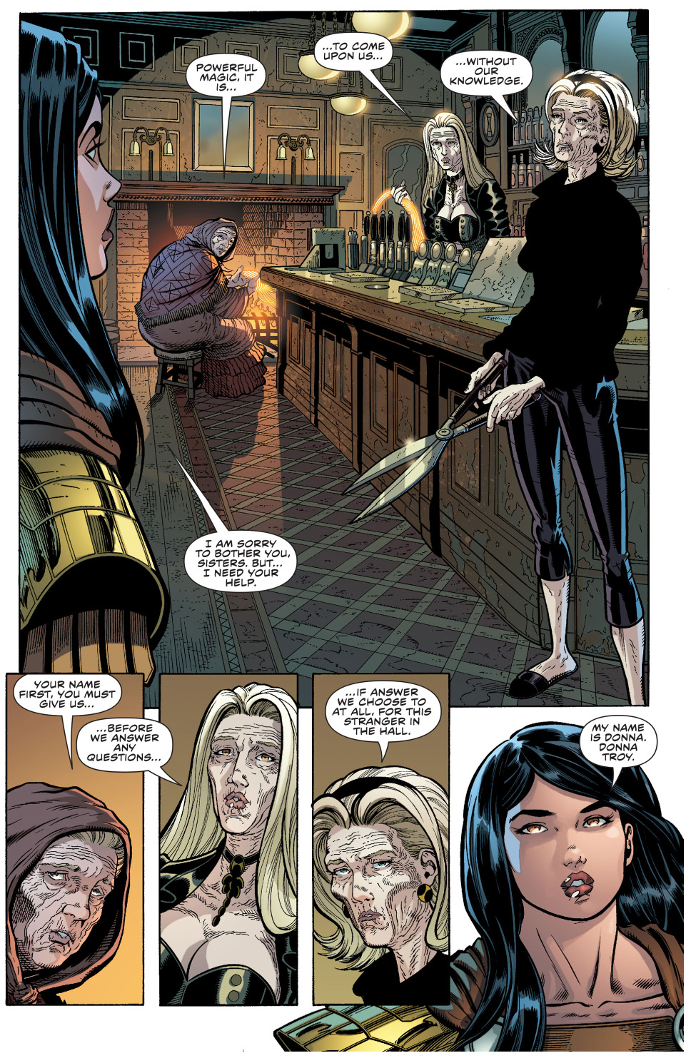 donna troy visits the fates