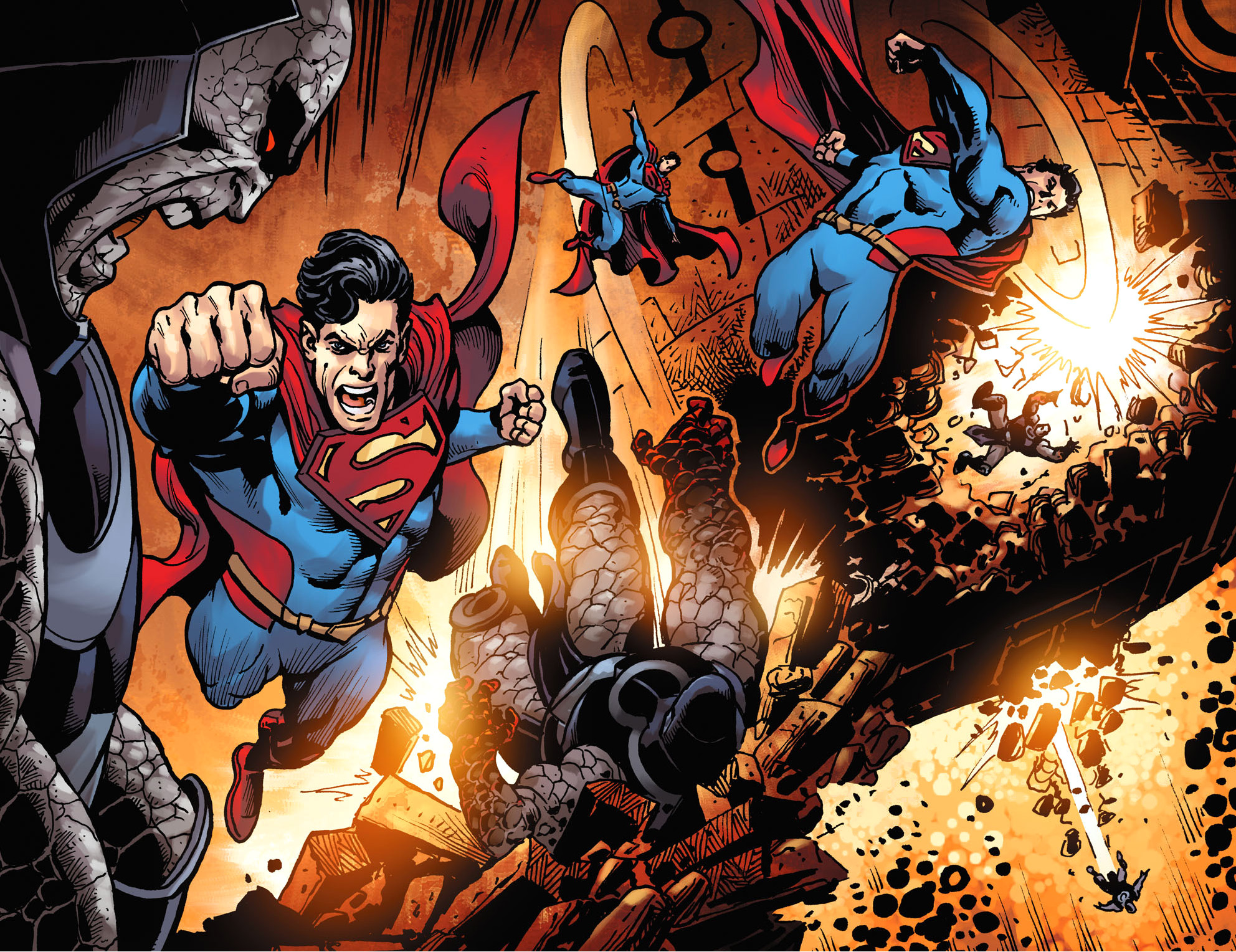 superman vs darkseid (injustice gods among us)