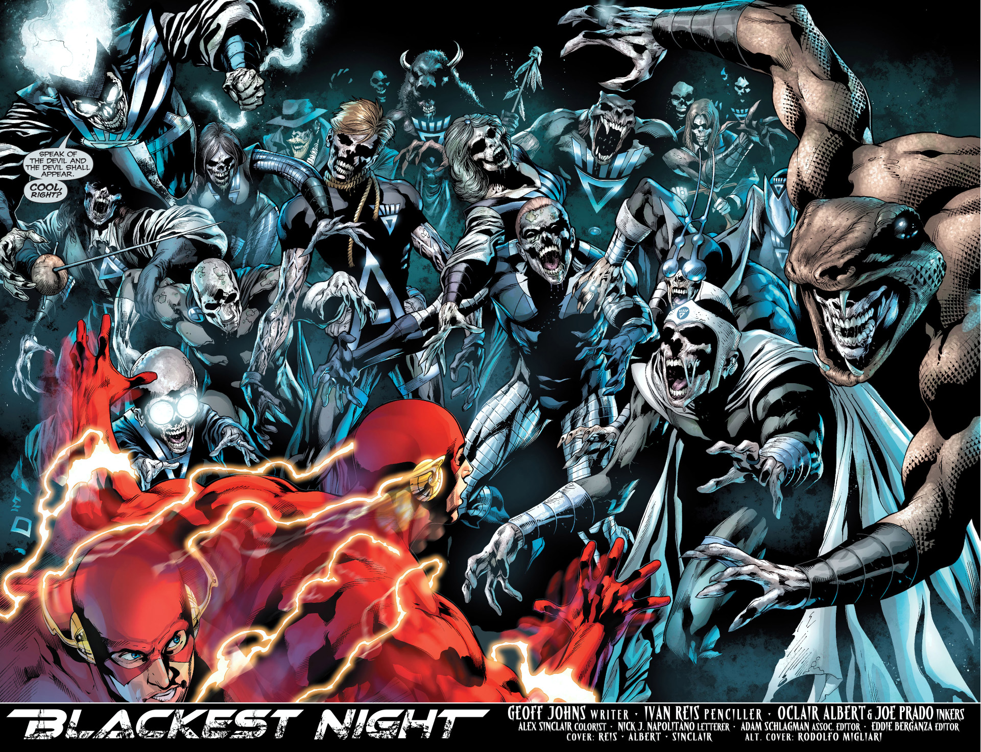 the flash faces off with the black lanterns 