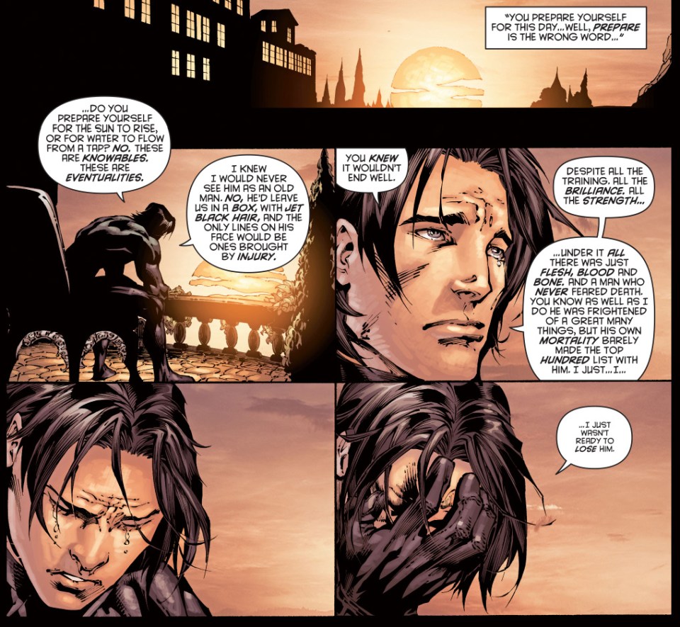 why alfred did not want a funeral for batman