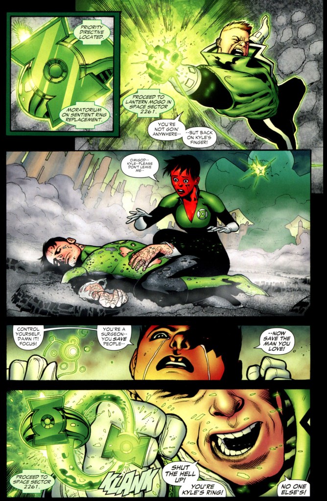 how guy gardner became a red lantern (blackest night)