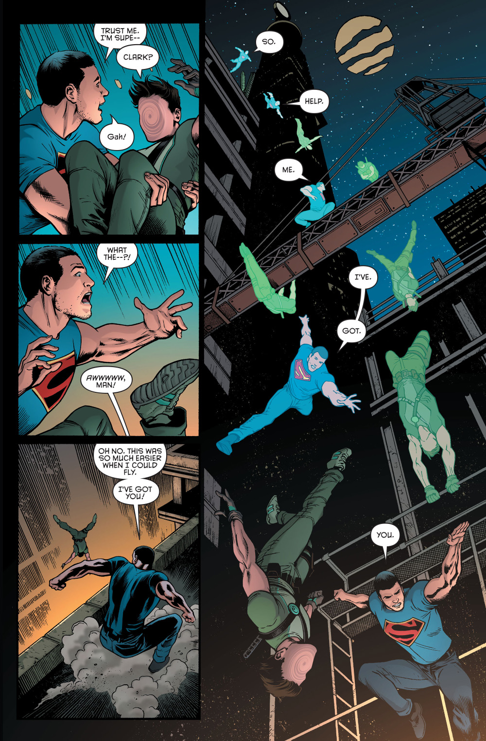 superman learns dick grayson is still alive 