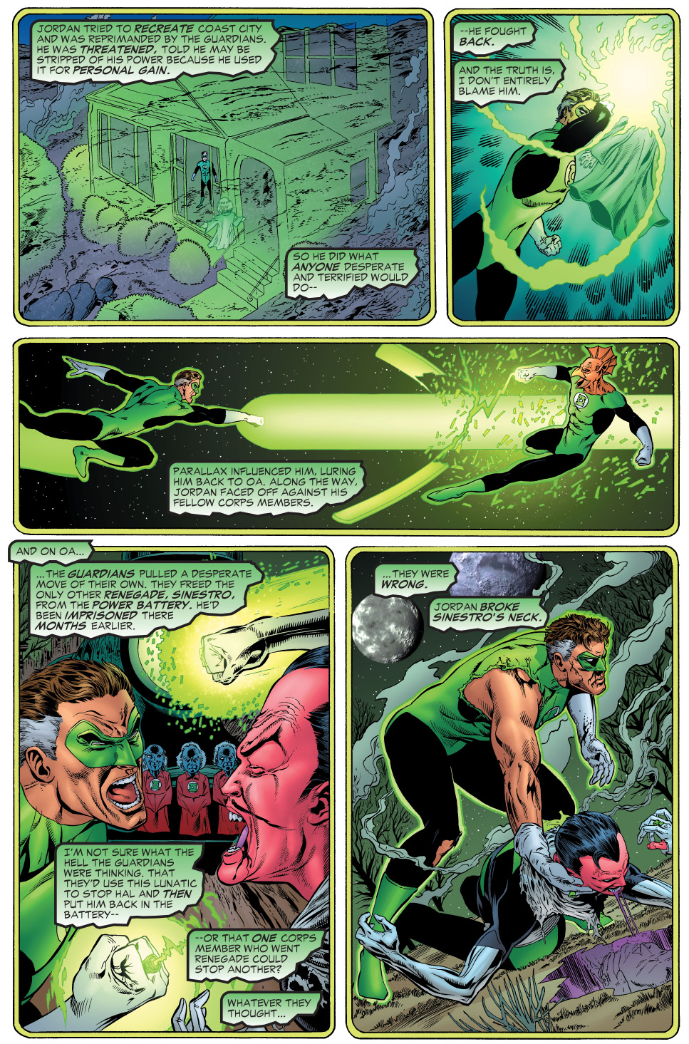 why the green lantern ring didn't work on yellow