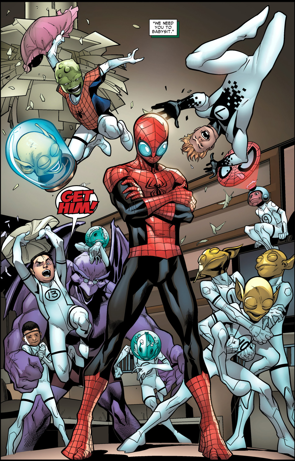 superior spider-man babysits the future foundation