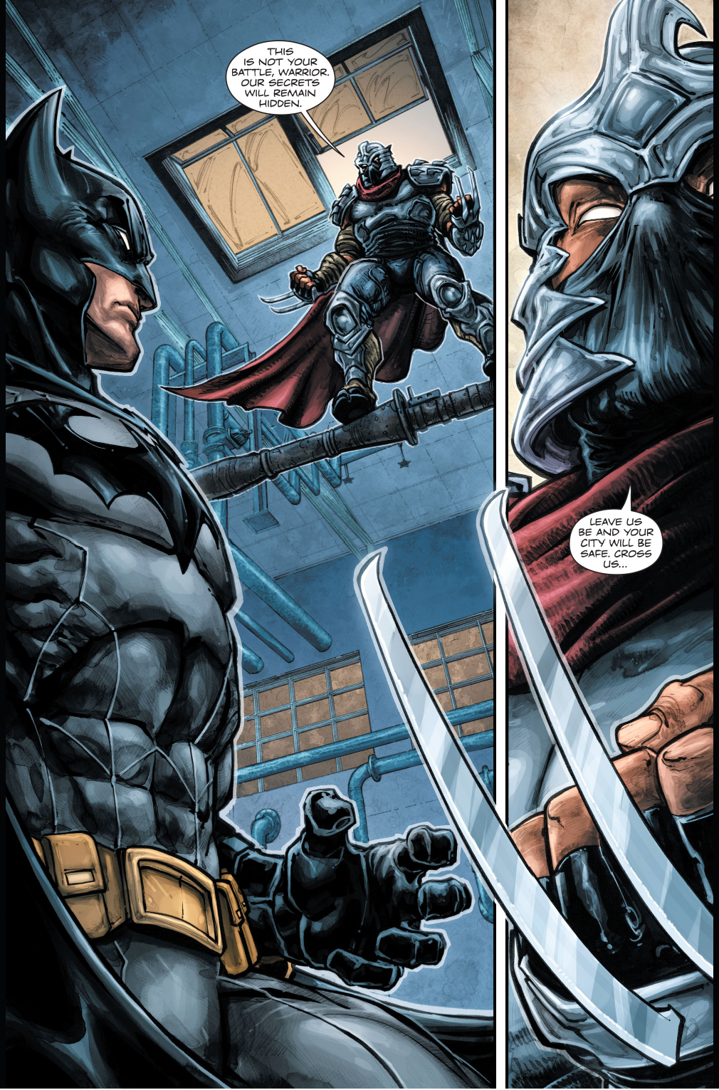 batman meets the shredder 