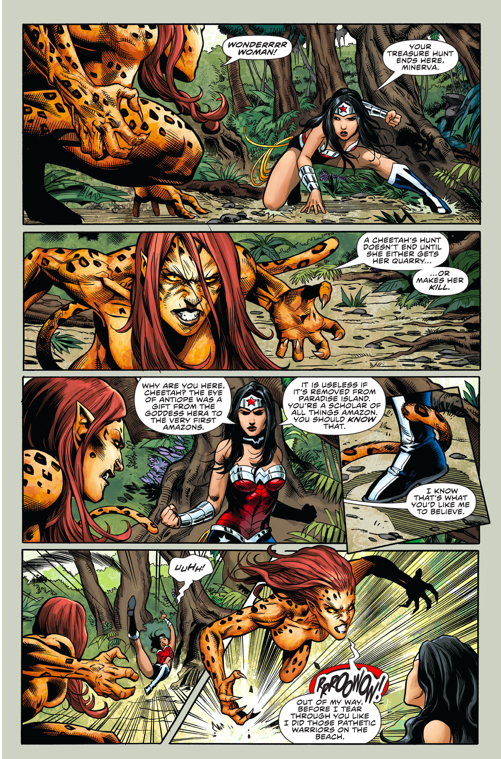 God Of War Wonder Woman VS The Cheetah (New 52) 