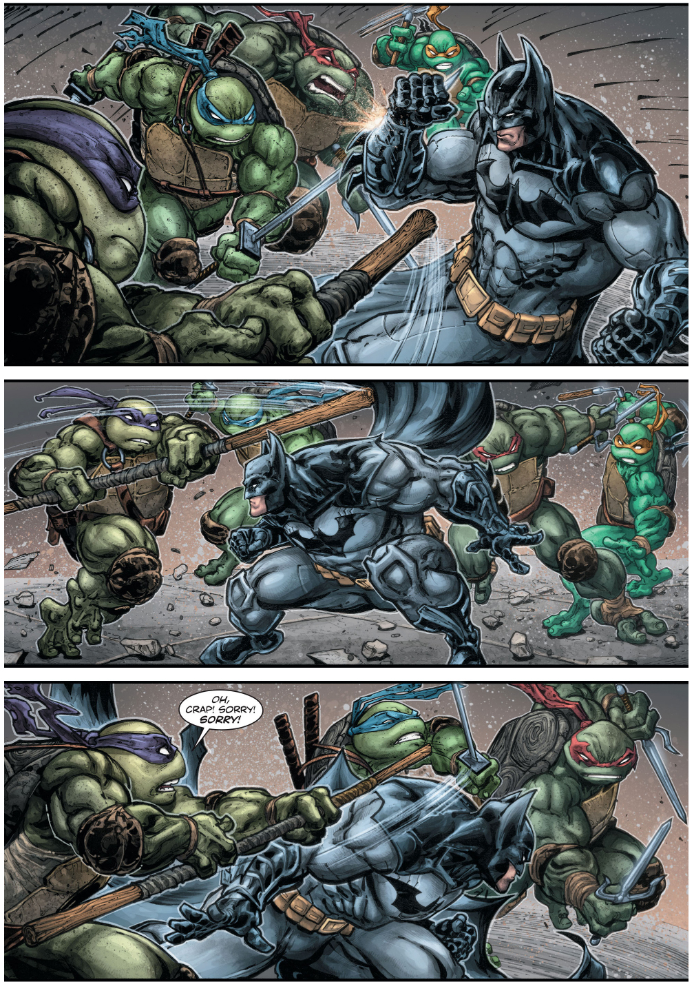 Batman VS The Teenage Mutant Ninja Turtles – Comicnewbies