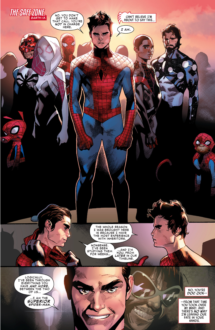 spider-man vs superior spider-man (Spiderverse) 