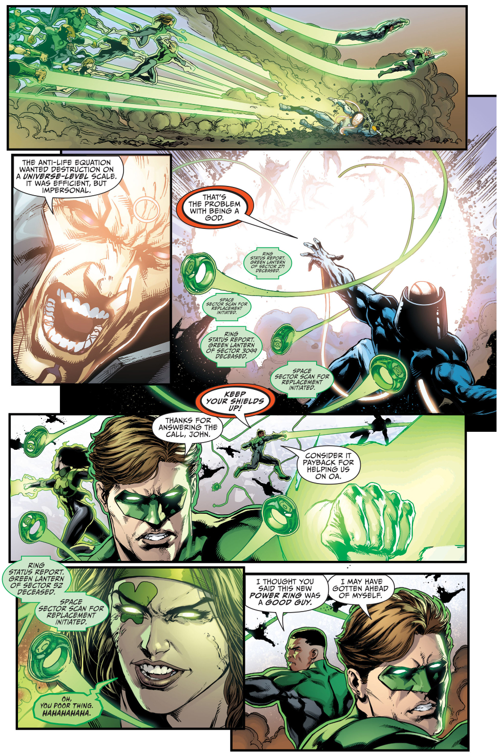 green lantern corps and power ring vs mobius 