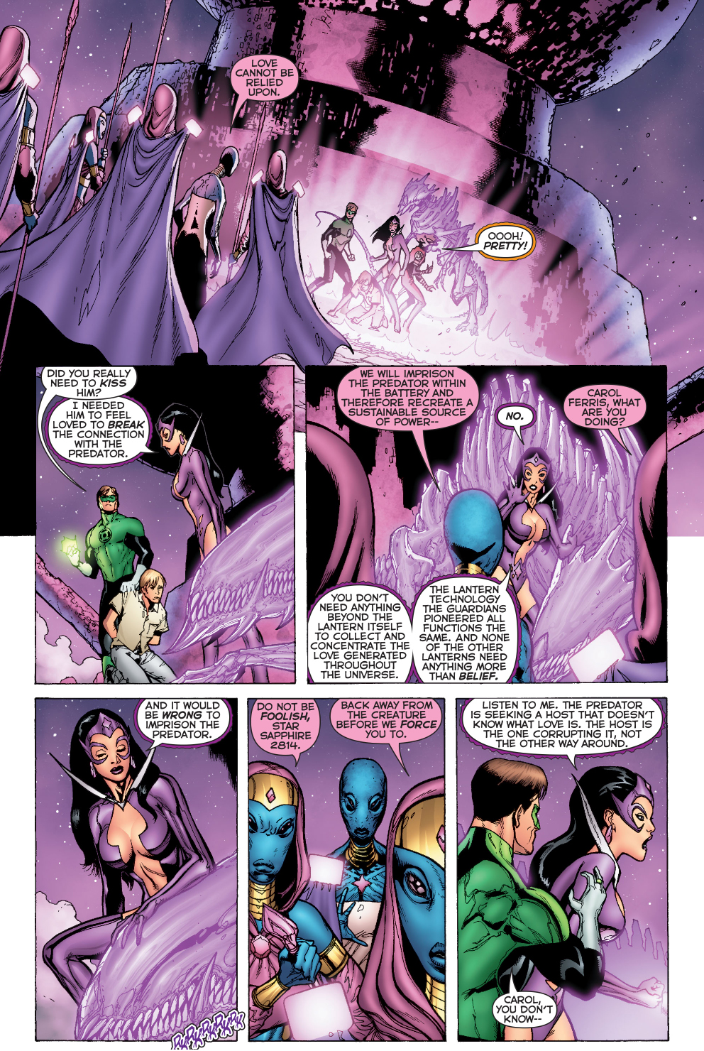how carol ferris became the queen of the star sapphires 