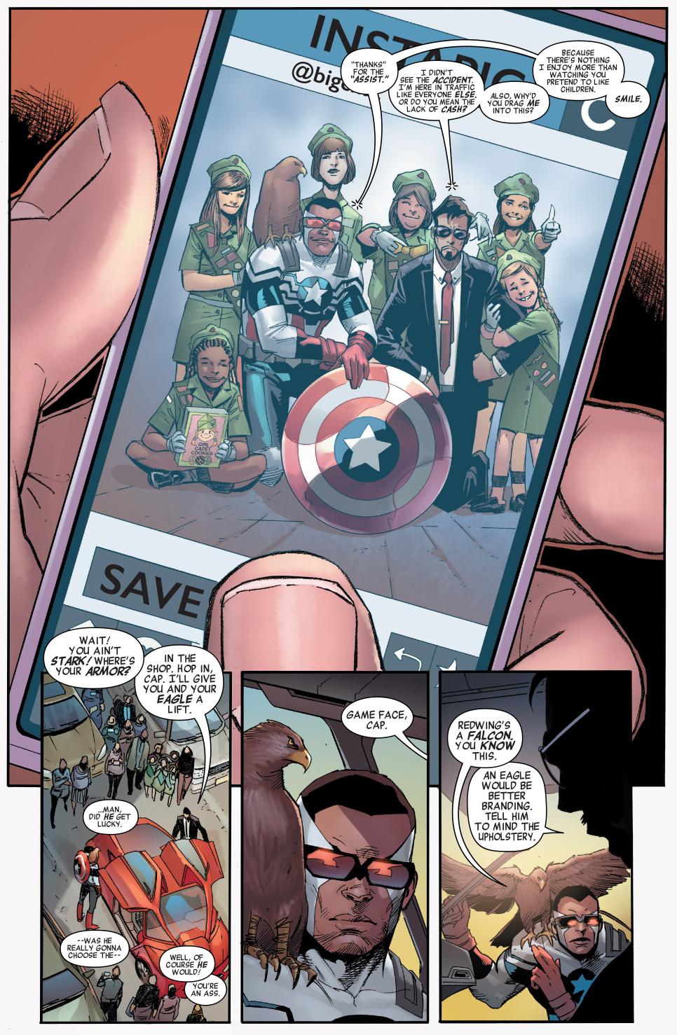 sam wilson's problem with being captain america 