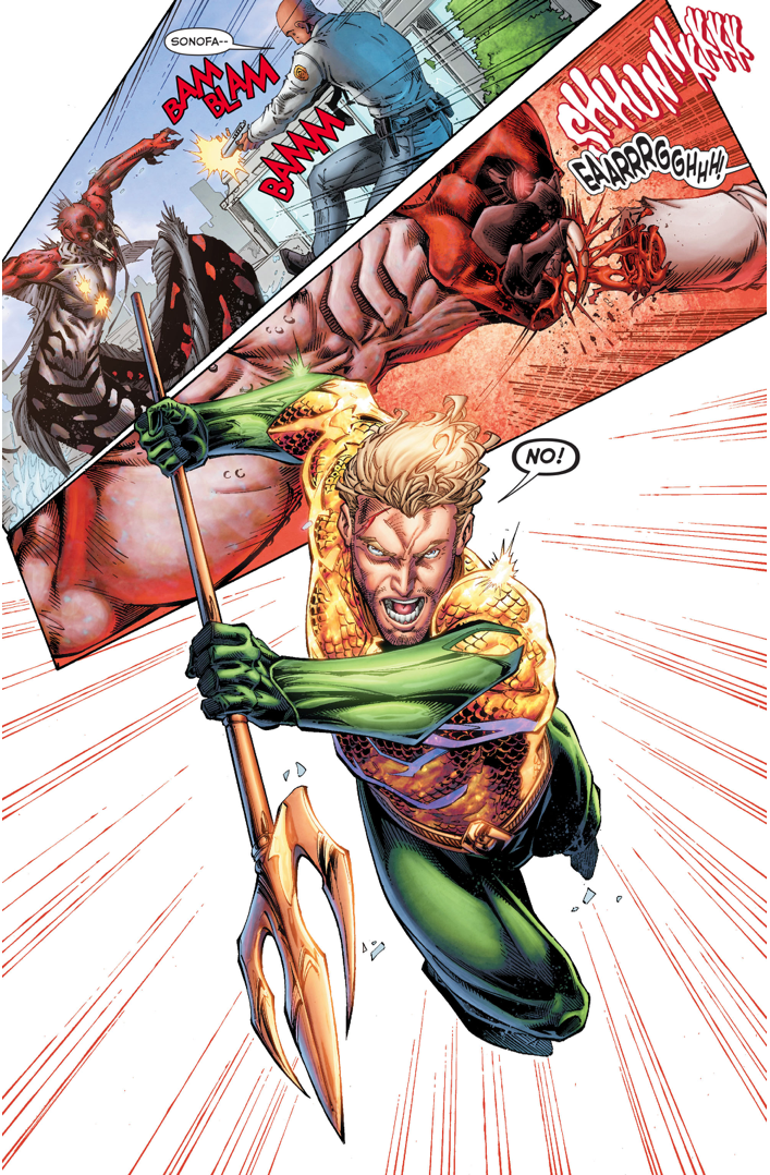 Aquaman's First Meeting With Dead Water 